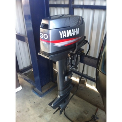 ขายเครื่องยนต์เรือ Yamaha 30CV มือสองจากญี่ปุ่น