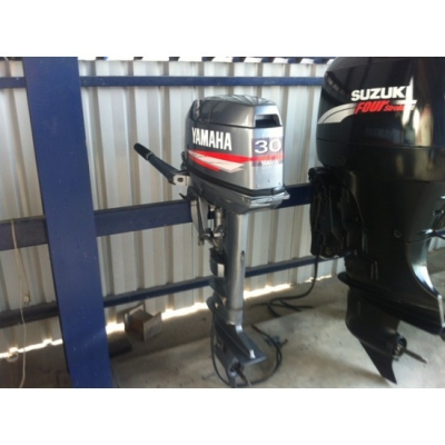 ขายเครื่องยนต์เรือ Yamaha 30CV มือสองจากญี่ปุ่น