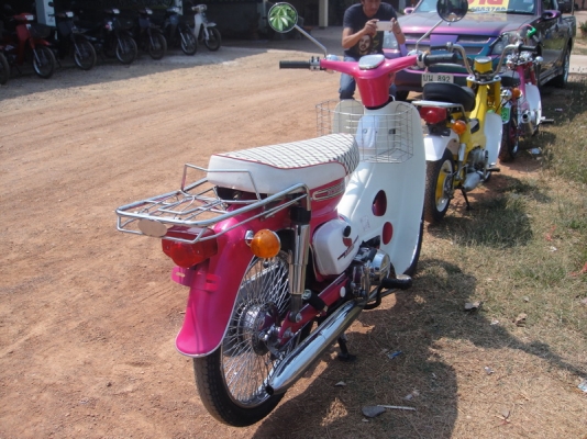 ขาย C 70  เครื่องดรีม 100 สีชมพู  ทะเบียนพร้อมชุดโอน