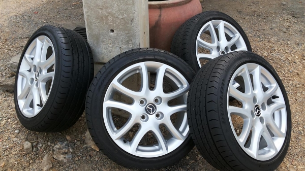 ล้อแม็กซ์มาสด้า2 ขอบ16 ถอดป้ายแดง