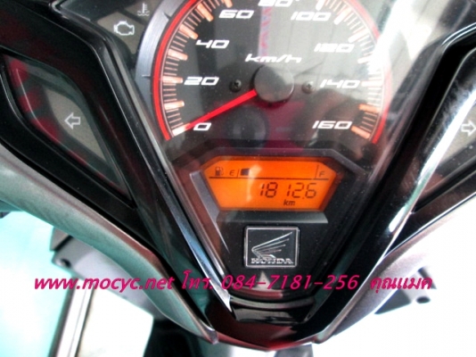 CLICK 125 i รุ่น combibrake สีดำด้าน รถเดือน ก.ค.ปี 56 ฟรีค่าโอน ของแถม 5 รายการ 39900