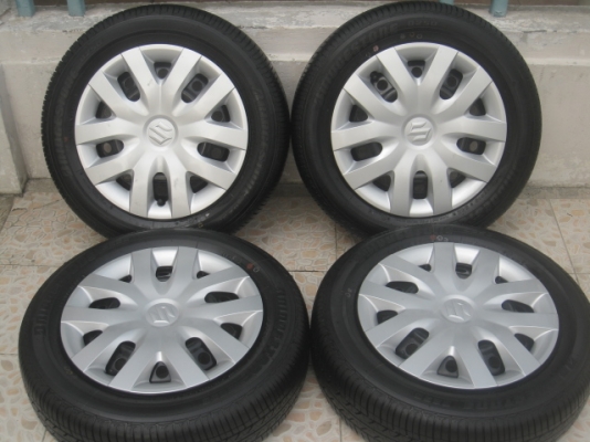 ขายกะทะล้อป้ายแดง suzuki swift ขอบ15 4รู100 +ยางฺ ผลิตสัปดาห์ที่ 44ปี13 ตุ่มหหน้ายางมีทุกเส้นครับ สนใจติดต่อเล็กคลองสามครับ (081-3747940)