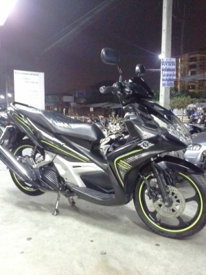 รุ่นใหม่ล่าสุด หัวฉีดประหยัดน้ำมัน Yamaha Nouvo Sx ปี 2555 ล้อแม็กซ์แท้ล้าน \% รุ่นใหม่ล่าสุด หัวฉีดประหยัดน้ำมัน Yamaha Nouvo Sx ปี 2555 ล้อแม็กซ์แท้ล้าน \%