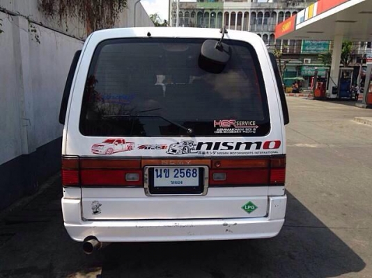 ต้ำพระราม2 ขาย รถตู้ nissan urvan ปี87 เอกสารพร้อมโอน ภาษีขาด1ปี (รับแลกรถบิ๊กไบค์)