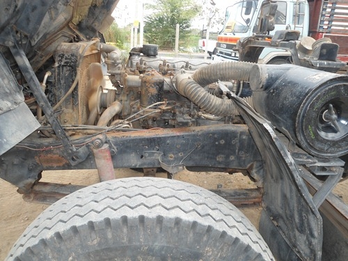 ขายรถสิบล้อ Mitsubishi 2 เพลาดั้ม มีสโลว์กลาง หัวบางเดิม กระบะตีสวย