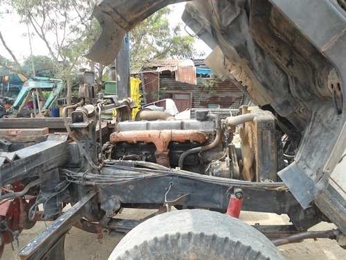 ขายรถสิบล้อ Mitsubishi 2 เพลาดั้ม มีสโลว์กลาง หัวบางเดิม กระบะตีสวย