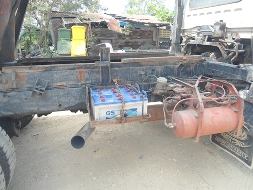 ขายรถสิบล้อ Mitsubishi 2 เพลาดั้ม มีสโลว์กลาง หัวบางเดิม กระบะตีสวย