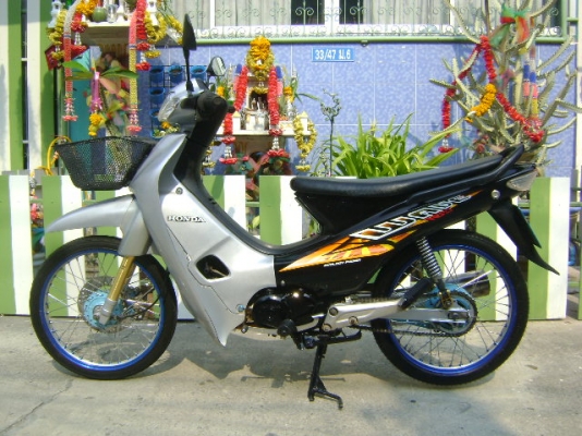 HONDA WAVE100 รถปี48 แต่งภายนอกเครื่องเดิมๆ