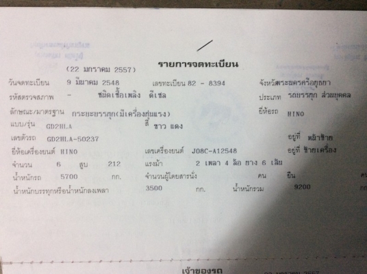 ขายรถ6ล้อฮีโน่ ติดเครน ยูนิค303 ท้องV 3.4ตัน 3ปอก 2ชัก กะบะยาว5.50เมตร เครื่องยนต์ JO8C 215แรง เบรคจิฟฟี่ พวงมาลัยพาวเวอร์ แอร์เย็น ยางเรเดียลสภาพดี