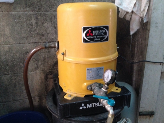 ขายปั้มน้ำอัตโนมัติ mitsubishi 150 W สภาพสวย พร้อมใช้งาน รับประกันคุณภาพ ดูประวัติการขายผมได้ครับ