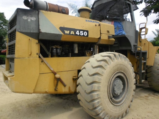 Komatsu WA450 เครื่องปั้มแรงดีไม่มีโหลด พร้อมทำงาน