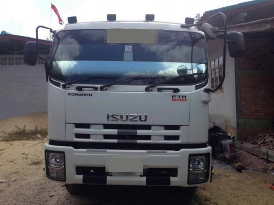 รถอีซูซุ 6 ล้อดั้ม  FTR  240 แรงม้า. ปี 55  ( รถวิ่ง 3x,xxx กม. )   สนใจติดต่อ  081 - 6079515