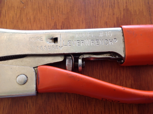 ขายคีมล็อค Vintage Lever Wrench model#10 Vise Grips ขายคีมล็อค Vintage Lever Wrench model#10 Vise Grips