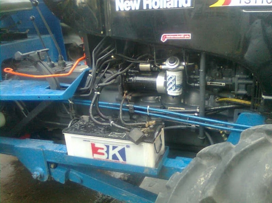 ขายรถไถ TS110 สองเพลา พร้อมอุปกรณ์ ดันหน้า