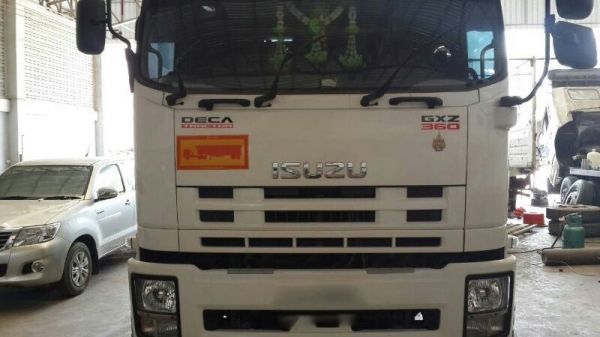 รถอีซูซุ 10 ล้อ หัวลาก GXZ  360 แรงม้า. ปี 55  ( รถวิ่ง 15x,xxx กม. )    สนใจติดต่อ 081 - 6079515