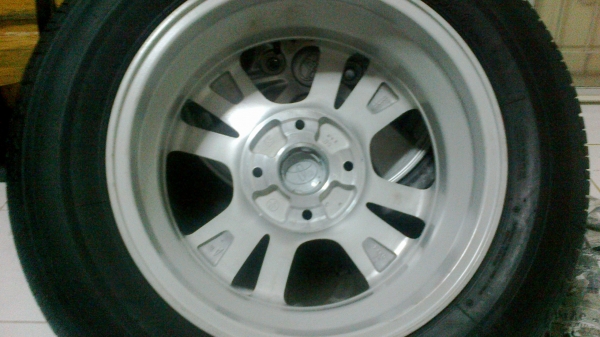 ยางพร้อมแม็กรถป้ายแดง Toyota Avanza