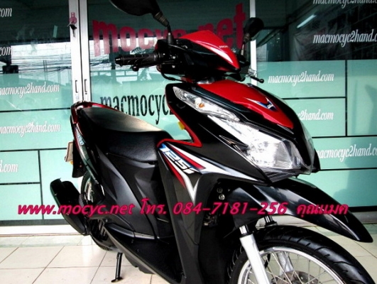 CLICK 125 i ลาย trunup รถเดือน มิ.ย.ปี 56  สีดำแดง  ฟรี ของแถม 4 รายการ  35900