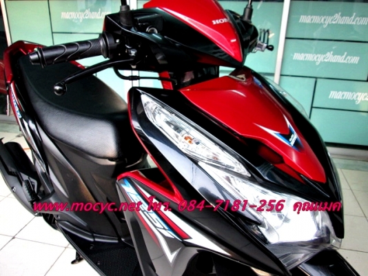 CLICK 125 i ลาย trunup รถเดือน มิ.ย.ปี 56  สีดำแดง  ฟรี ของแถม 4 รายการ  35900