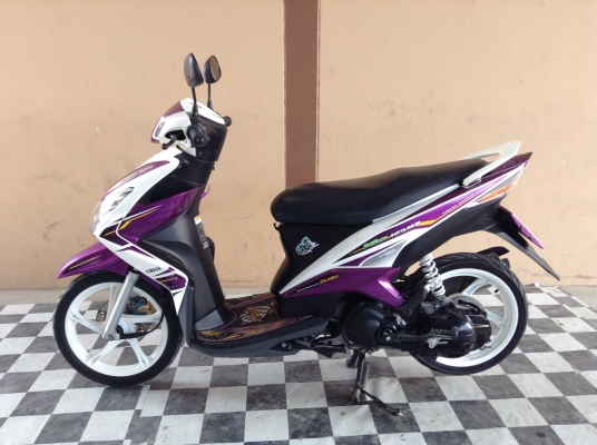 ขาย!!!ยามาฮ่ามีโอตัวใหม่ รุ่นท๊อปล้อแม็ก ปี55 รถเครื่องดีคับ มีเล่มทะเบียนครบ ภาษีไม่หมด