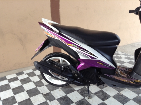 ขาย!!!ยามาฮ่ามีโอตัวใหม่ รุ่นท๊อปล้อแม็ก ปี55 รถเครื่องดีคับ มีเล่มทะเบียนครบ ภาษีไม่หมด