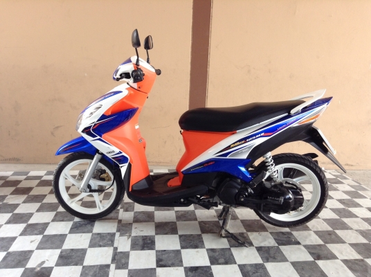 (((อยู่บางแสนคับ)))ยามาฮ่ามีโอตัวใหม่ รุ่นท๊อปล้อแม็ก ปี55 รถเครื่องดีคับ มีเล่มทะเบียนครบ ภาษีไม่หมด