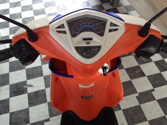 (((อยู่บางแสนคับ)))ยามาฮ่ามีโอตัวใหม่ รุ่นท๊อปล้อแม็ก ปี55 รถเครื่องดีคับ มีเล่มทะเบียนครบ ภาษีไม่หมด