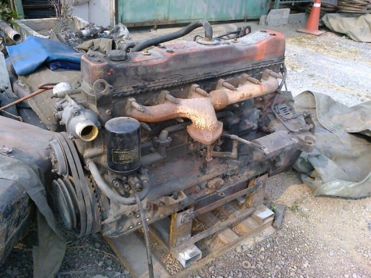 ขายเครื่อง ISUZU 6SA เสื้อส้ม 210แรง