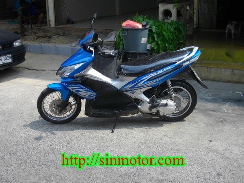 ขาย Honda Airblade สีน้ำเงิน-เทา สวยสุภาพ เครื่องเดิมดียอดเยี่ยม ราคา 16000 บาท
