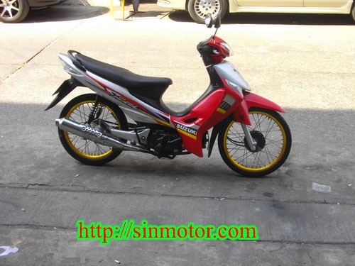 ขาย Suzuki SMASH สีแดง สวยสด เครื่องเดิมดีเยี่ยม ขับดีมาก ราคา 13000 บาท