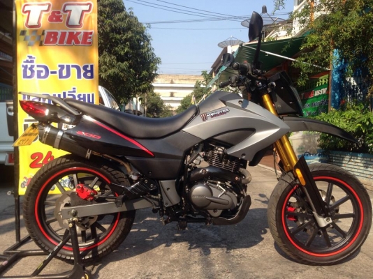 ต้ำพระราม2 ขาย KEEWAY TXM200CC 2013 MOTARD เต็มตัวรถออกศูนษ์มา4เดือนวิ่ง1400โล