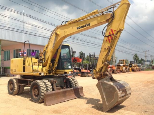 ขายรถแบคโฮ KOMATSU PW130-6 ทำงาน 7000 ชั่วโมง มี VDOครับ ระบบไฟฟ้าเต็ม รถนอกนำเข้าสภาพสวย ทำเล่มทะเบียน