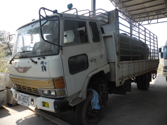 ขายรถบรรทุก 6 ล้อ HINO FD176B ยาว 6 เมตรเครื่อง HO7C พวงมาลัยพาเวอร์ทะบเบียนเต็มชุดโอนพร้อม