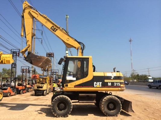 ขายรถแบคโฮ ล้อยาง CAT M315 ระบบไฟฟ้าเต็ม รถนอกนำเข้าสภาพสวยมากๆเดิมๆ มีVDOการทำงานครับ