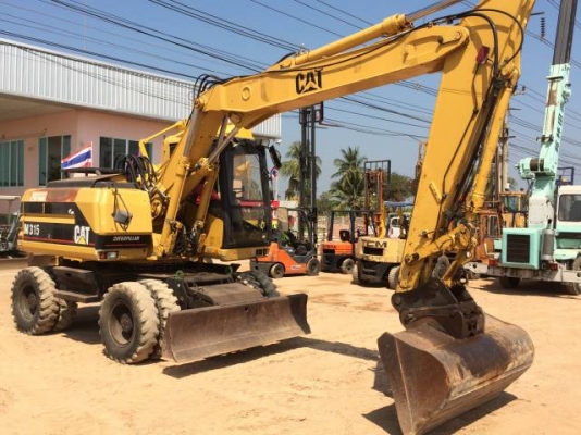 ขายรถแบคโฮ ล้อยาง CAT M315 ระบบไฟฟ้าเต็ม รถนอกนำเข้าสภาพสวยมากๆเดิมๆ มีVDOการทำงานครับ