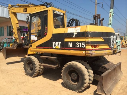 ขายรถแบคโฮ ล้อยาง CAT M315 ระบบไฟฟ้าเต็ม รถนอกนำเข้าสภาพสวยมากๆเดิมๆ มีVDOการทำงานครับ