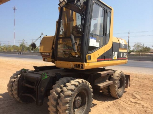 ขายรถแบคโฮ ล้อยาง CAT M315 ระบบไฟฟ้าเต็ม รถนอกนำเข้าสภาพสวยมากๆเดิมๆ มีVDOการทำงานครับ