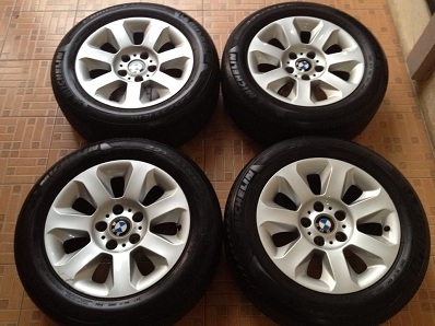 แม็กซ์ BMW ซีรีย์ 5-7 ขนาด 16 นิ้ว พร้อมยาง MICHELIN 225-55-16 ใหม่ท้ั้งชุด ตจว ส่งได้ครับ
