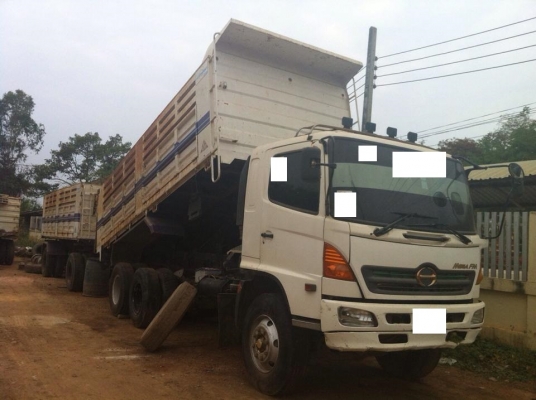 ขายรถสิบล้อ HIno MEGA FM 260 แรงพ่วงแม่ลูก 2คาน ดั้ม อู่เสรีชัย  เอกสารพร้อมโอน