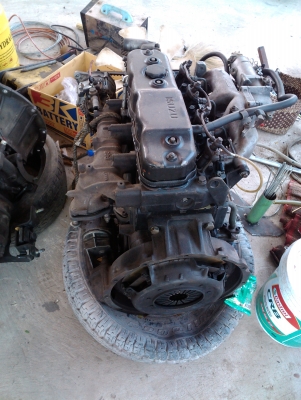 ขายเครื่อง 4BE1 เครื่องยกลง เปลี่ยนแหวนไหม่กิ๊ก พร้อมใช้เลยครับ