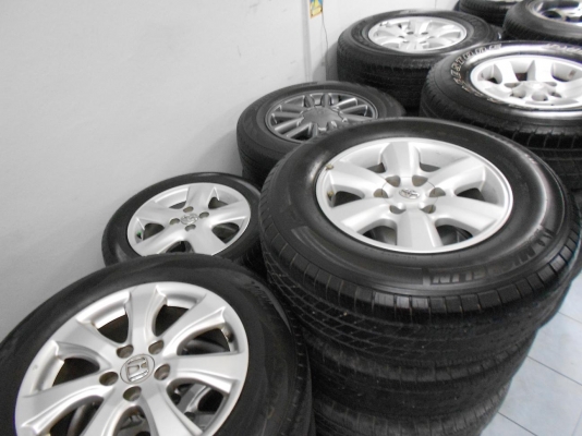 ขายเหมากอง ล้อแม็กเดิมติดรถพร้อมยาง หลายรุ่น จำนวน 6 ชุด 30,000.-