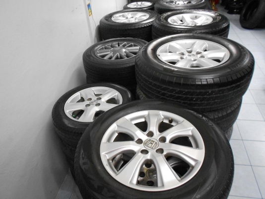 ขายเหมากอง ล้อแม็กเดิมติดรถพร้อมยาง หลายรุ่น จำนวน 6 ชุด 30,000.-