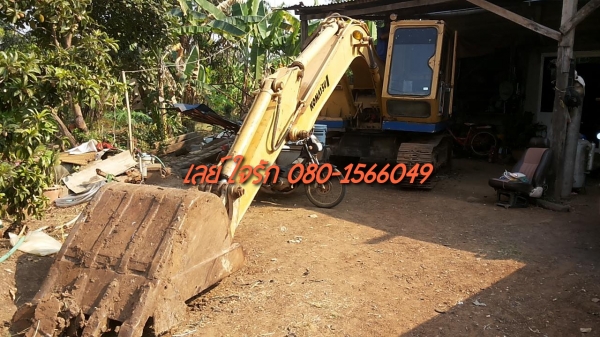 **420,000 บ.ต่อรอง**ขายแบคโฮ KOMATSU PC120-2 ปั้มเดิม เครื่องISUZU 165 เครื่องแน่นแห้งดีแรง ไม่เยิ้ม ปั้มดีแน่น บูมอาร์มสวยไม่ปะไม่ดาม ช่วงล่างใหญ่ดี เอวใหญ่แน่นดีไม่แตก บูท โรลเลอร์ ใบแทรก สภาพดี โซ่หนาดี ระบบไฟทำใหม่ บอดี้ดีสีสันดี พร้อมใช้ พร้อมลุยงาน