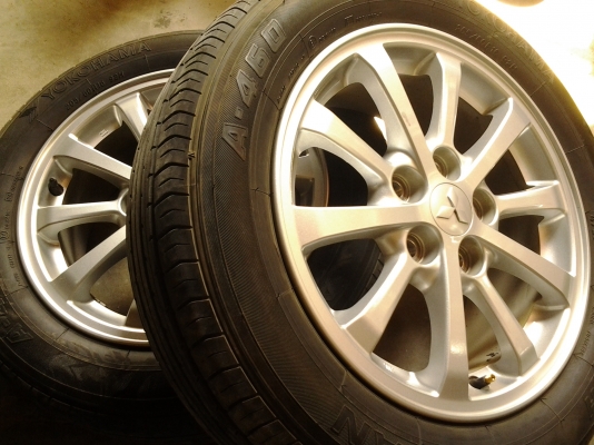 แม็ก 16 ของแท้ มิตซู EX 5รู114 พร้อมยาง แม็ก 16 ของแท้ มิตซู EX 5รู114 พร้อมยาง