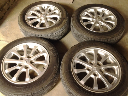 แม็ก 16 ของแท้ มิตซู EX 5รู114 พร้อมยาง แม็ก 16 ของแท้ มิตซู EX 5รู114 พร้อมยาง