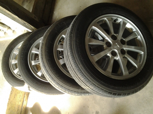 แม็ก 16 ของแท้ มิตซู EX 5รู114 พร้อมยาง