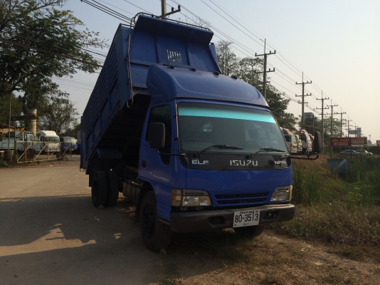 ISUZU NPR 130 hp หัวน้ำเงิน กระบะดั้มพ์ รถสวยเจ้าของขับเอง