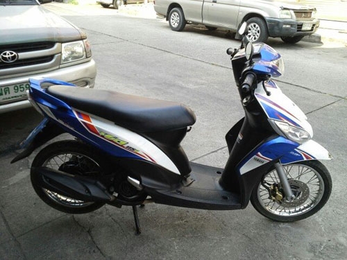 mio 115 I ปี 55 สีน้ำเงิน ขาว  หัวฉีด ประหยัดน้ำมัน เครื่องเดิม แน่นๆ