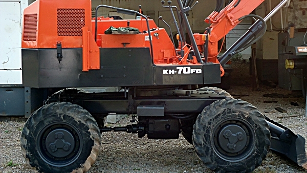 ขายรถขุดล้อยางขนาดกลาง KUBOTA รุ่น KH-70FD ขายรถขุดล้อยางขนาดกลาง KUBOTA รุ่น KH-70FD