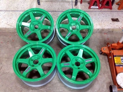 เเม็กมือสอง TE37 ขอบ17 กว้าง7.5 4รู100