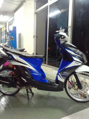 ขายถูก Yamaha Mio 115 ปี 2554 ตัว 2 ตาแท้ แต่งสวยแค่ภายนอก เครื่องเดิมสนิท